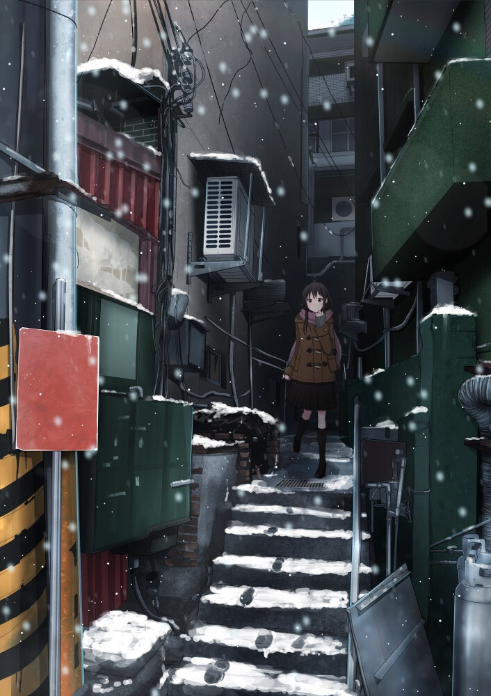 初雪 绘师：さけハラス 本作品pixiv id=65293726