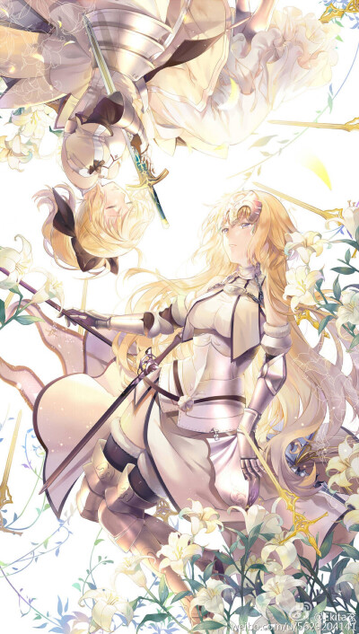 作者微博：Ekita玄 fate grand order 阿尔托莉雅 吾王 saber lily 贞德 白贞 ruler