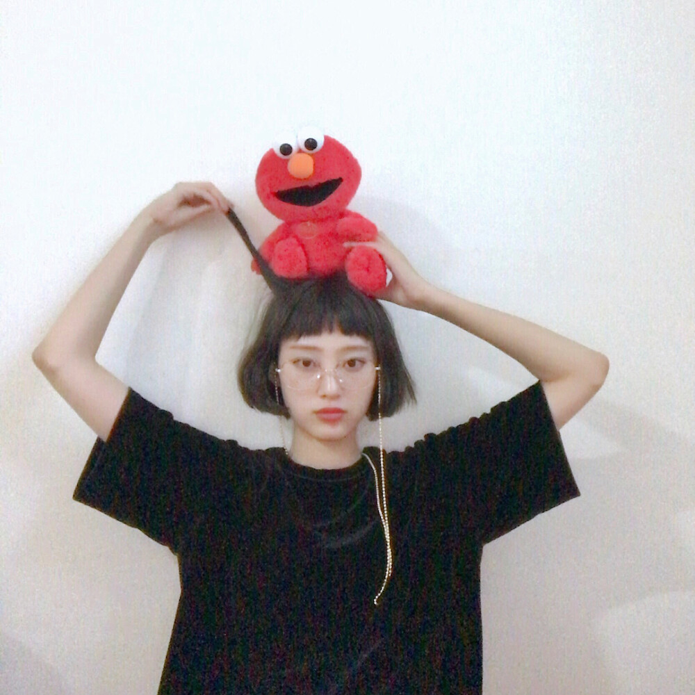 Girl face.短发.女生头像