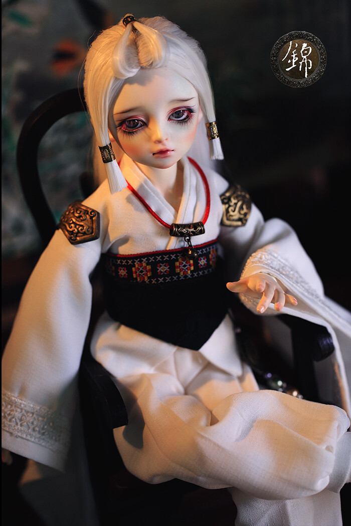 龙魂人形社 限定 BJD SD 娃娃 动漫 玩具 人偶手办 4分《镜生》-锦/镜