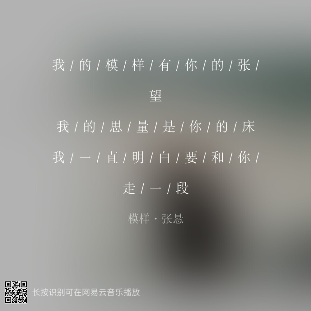 张悬《模样》