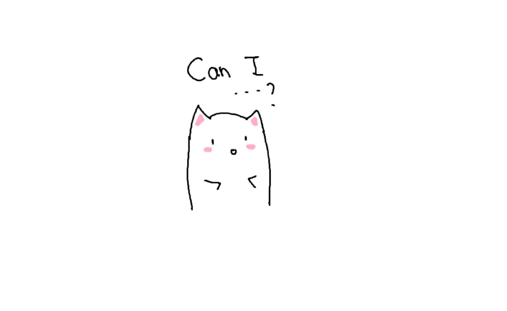 Can I...?