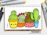 Cactus - A little practice doodle [Video] by PicCandle