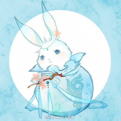 剑三 头像 系列 长歌门 中秋挂件 兔兔
