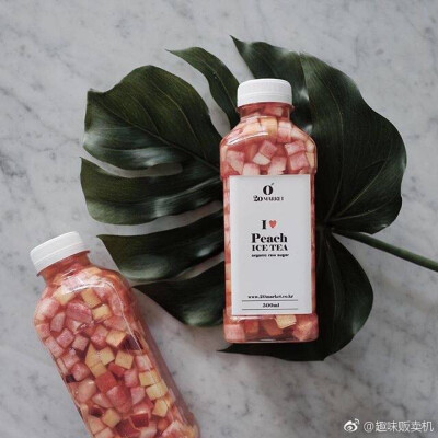 水蜜桃果粒茶 ins： 20market ​​​