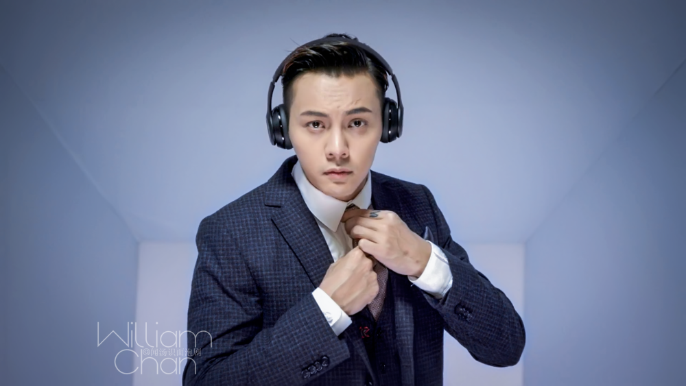 【陈伟霆 William Chan】 Beats By Dre Solo 3 Wireless 不设线 广告拍摄花絮 截图 1920 x 1080 px (图源： 微博@闻汤识面泡剧 weibo.com/1776016817/FpKYaBcNU)