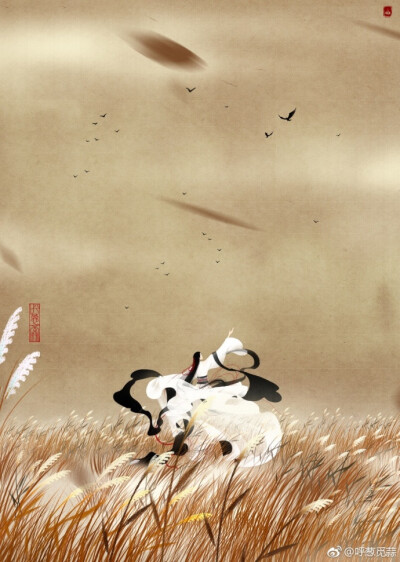 #无脸古装群像·处处闻啼# 绰绰神姿，婷婷仙骨，头镶一点朱砂。