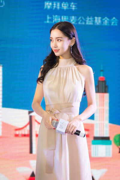 Angelababy 世界城市日活动图 明星壁纸头像