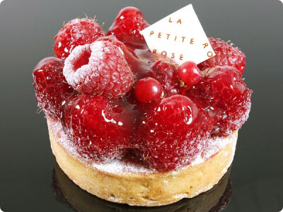 Tarte aux framboises 覆盆子塔