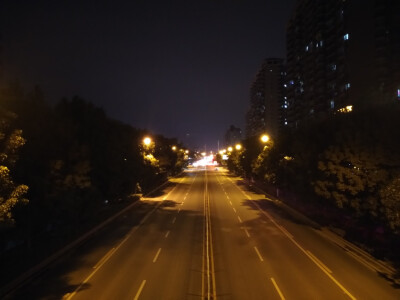 武汉理工大学 余家头 校园一角 摄影 夜景 