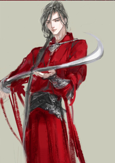 〔 天官赐福 〕九条轮 绘