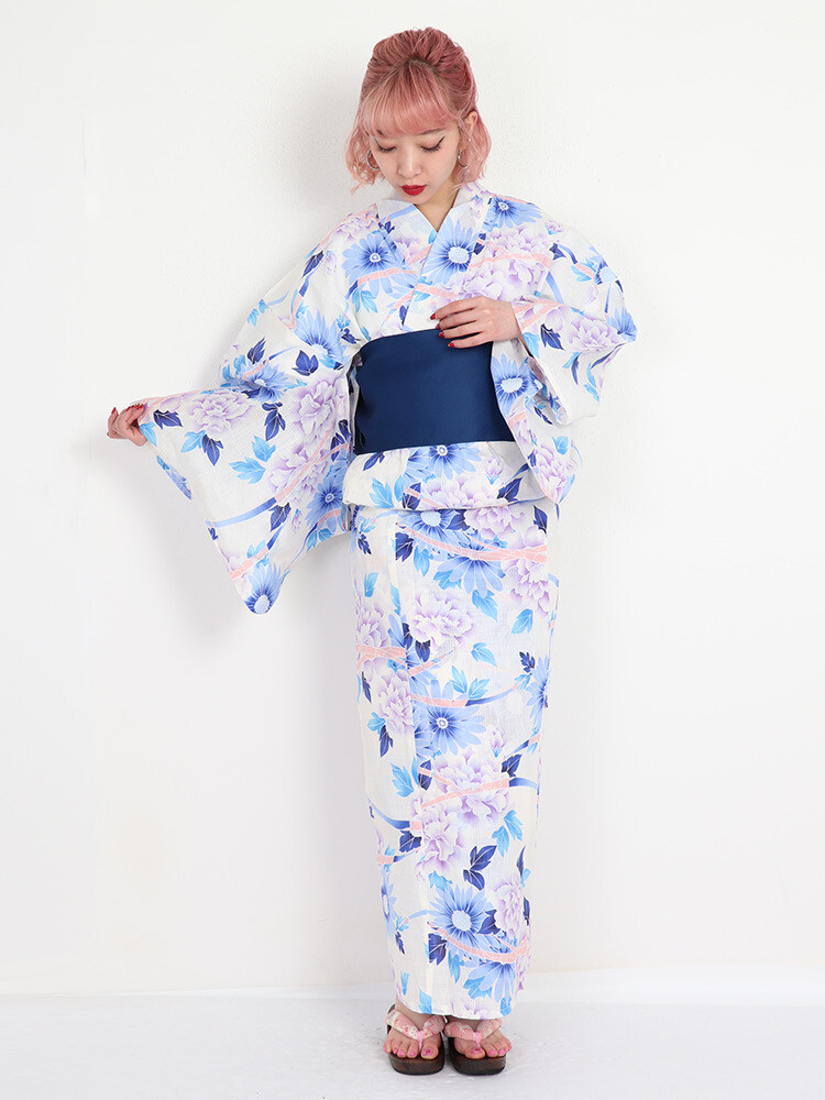 代购日本代购jouetie雏菊日式浴衣木屐腰封3点set预约