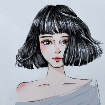 @上官凝儿XTing 插画女头像 系列套图九张 