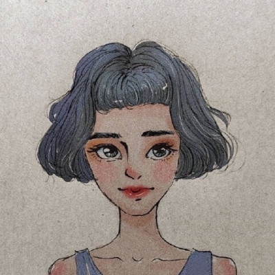 @上官凝儿XTing 插画女头像 系列套图九张 