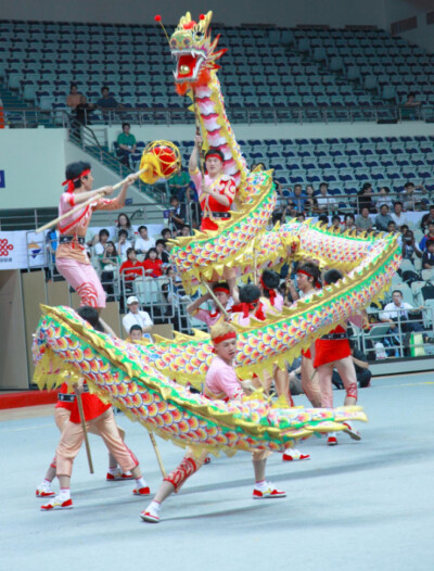 中国上海三林舞龙队