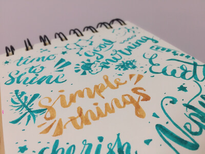 brush lettering～