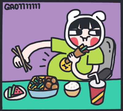 Gao77的！喜欢他的画！头像萌！微博：Hellogao7777777