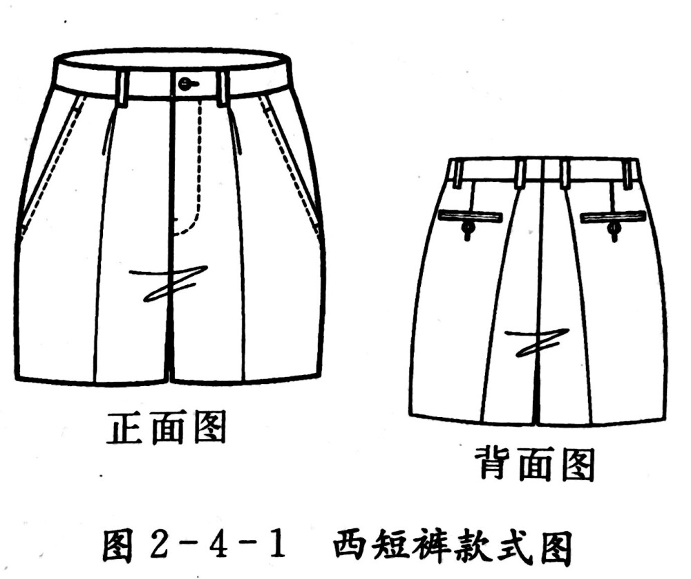 西装短裤