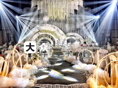 大理石纹宴会区