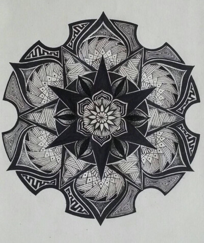 手绘mandala