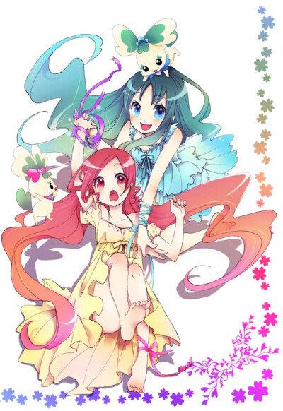 Heartcatch 光之美少女！ [花咲蕾{花蕾天使}/來海繪里香{海洋天使}]