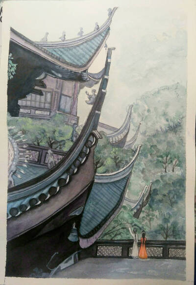  建筑(画的图片)