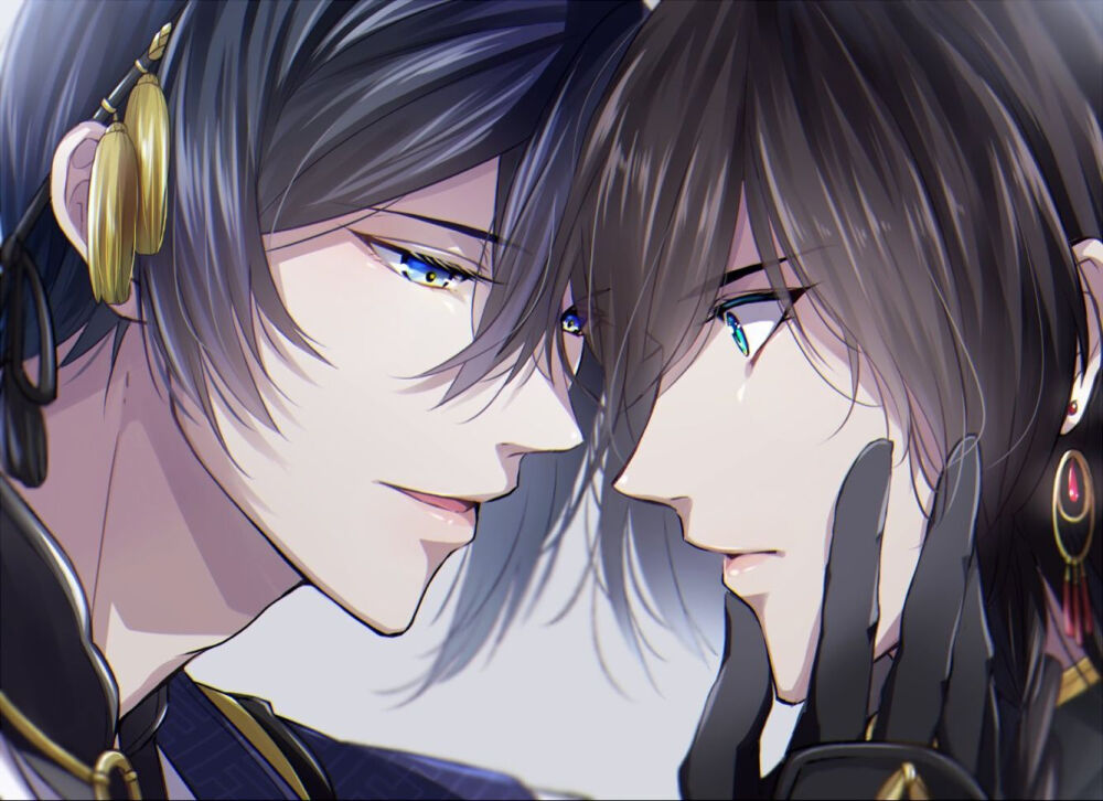 刀剑乱舞三日月宗近和泉守兼定这动漫真厉害