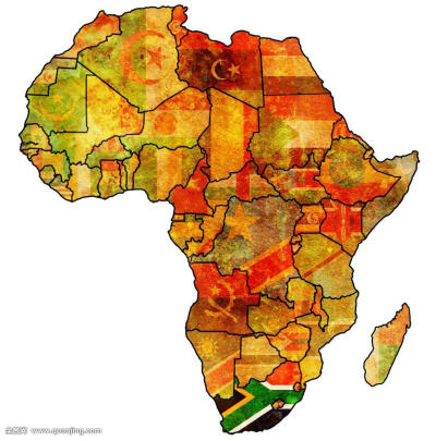 非洲国旗地图