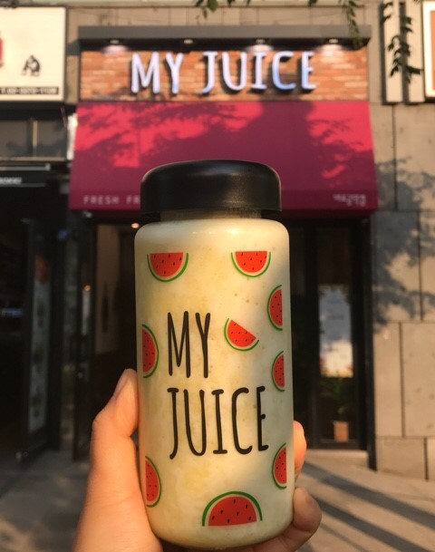 博主推荐 My Juice‼️超多分店哦ପ(⑅ˊᵕˋ⑅)ଓ 图是PINEAPPLE + LEMON + APPLEMINT