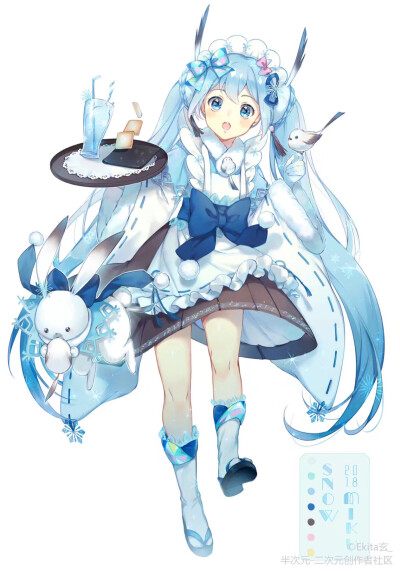 阿银 服务员雪初音