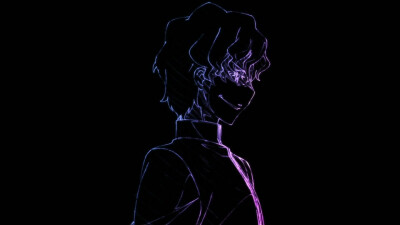 fatestaynight片尾黑底线稿