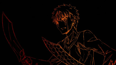 fatestaynight片尾黑底线稿