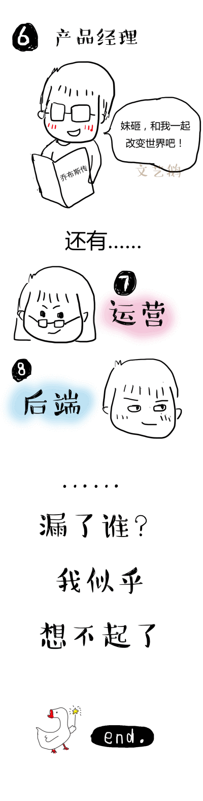 运营狗 后端开发狗 漫画 产品经理狗 