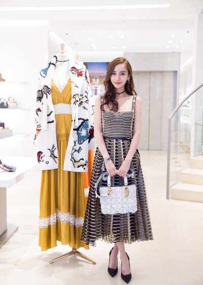 angelababy Dior上海恒隆旗舰店开业酒会