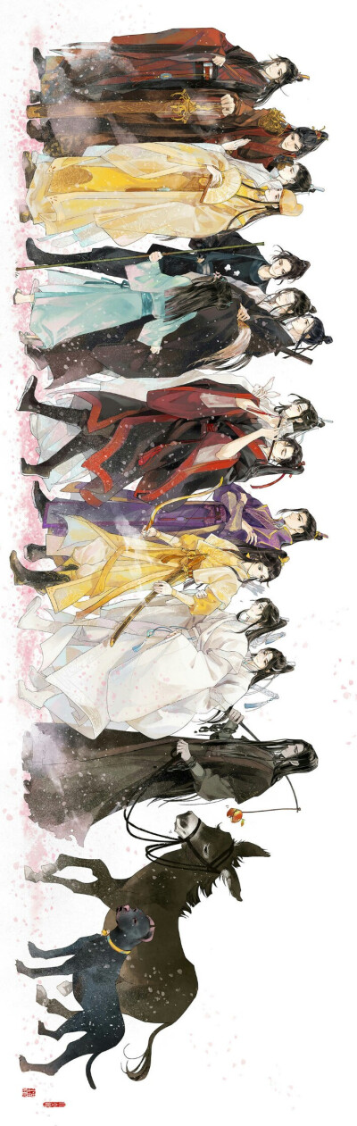 魔道祖师♡全员
聂怀桑 聂明玦 蓝曦臣 金光瑶 薛洋 晓星尘 宋岚 阿箐 蓝忘机 魏无羡 江澄 金凌 蓝思追 蓝景仪 温宁 小苹果 仙子