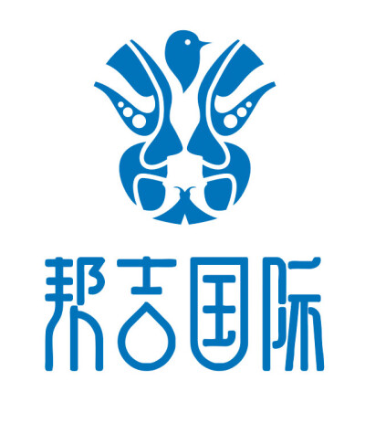 帮吉国际 竖版logo设计