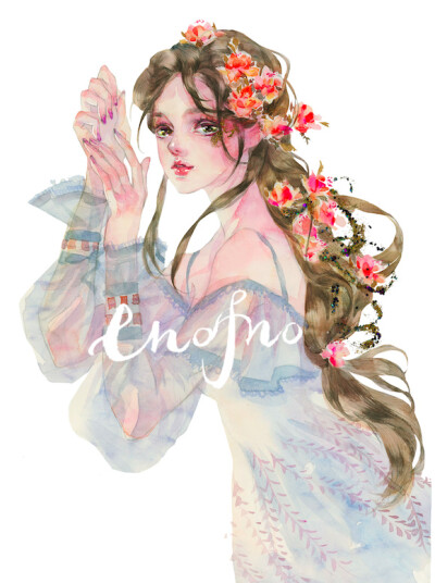 夏花绚烂 插画师：ENOFNO