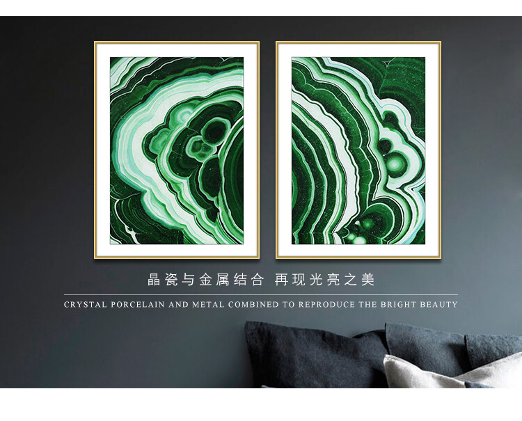 锦尚出品【晶瓷画】 晶莹剔透 玉瓷效果 艺术感强 欢迎定制