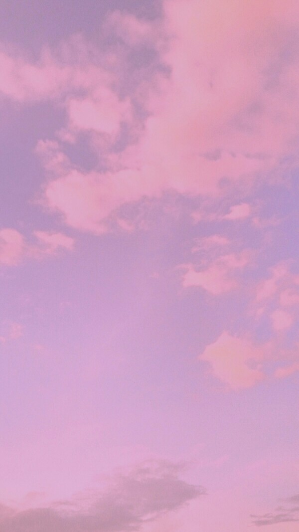 粉色，天空