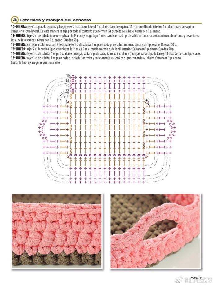 布条剩下不多清线。收纳篮、垫子#毛线编织# N布条线 手工DIY 粗毛线 布带 布绳 hoooked同... ​​​​
