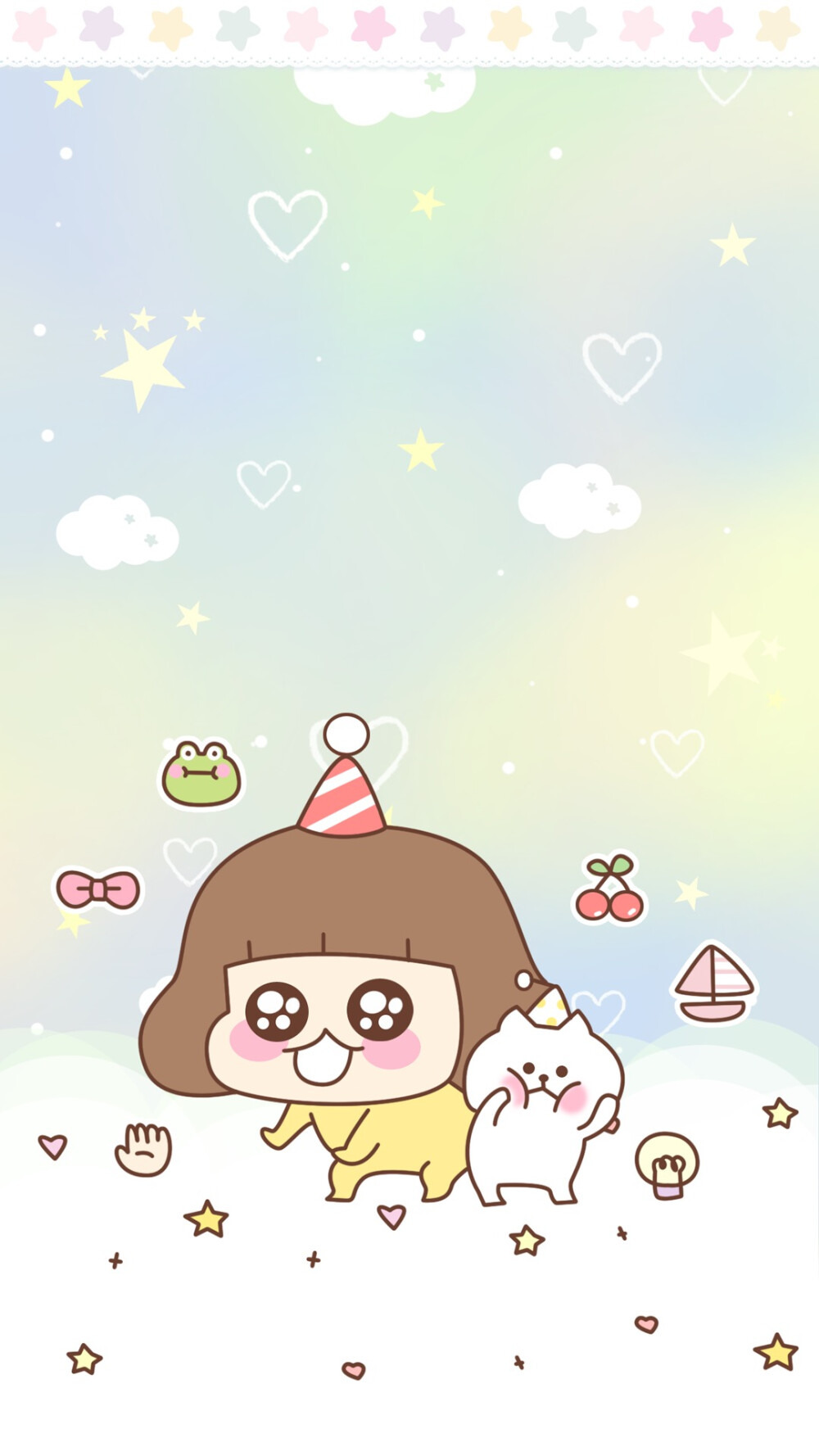 软萌少女心系列手机壁纸78少女头像