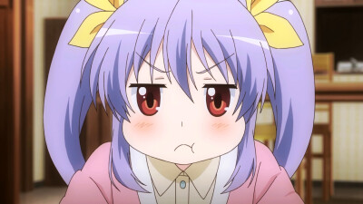 Anime 1920x1080 Miyauchi Renge Non Non Biyori red eyes purple hair