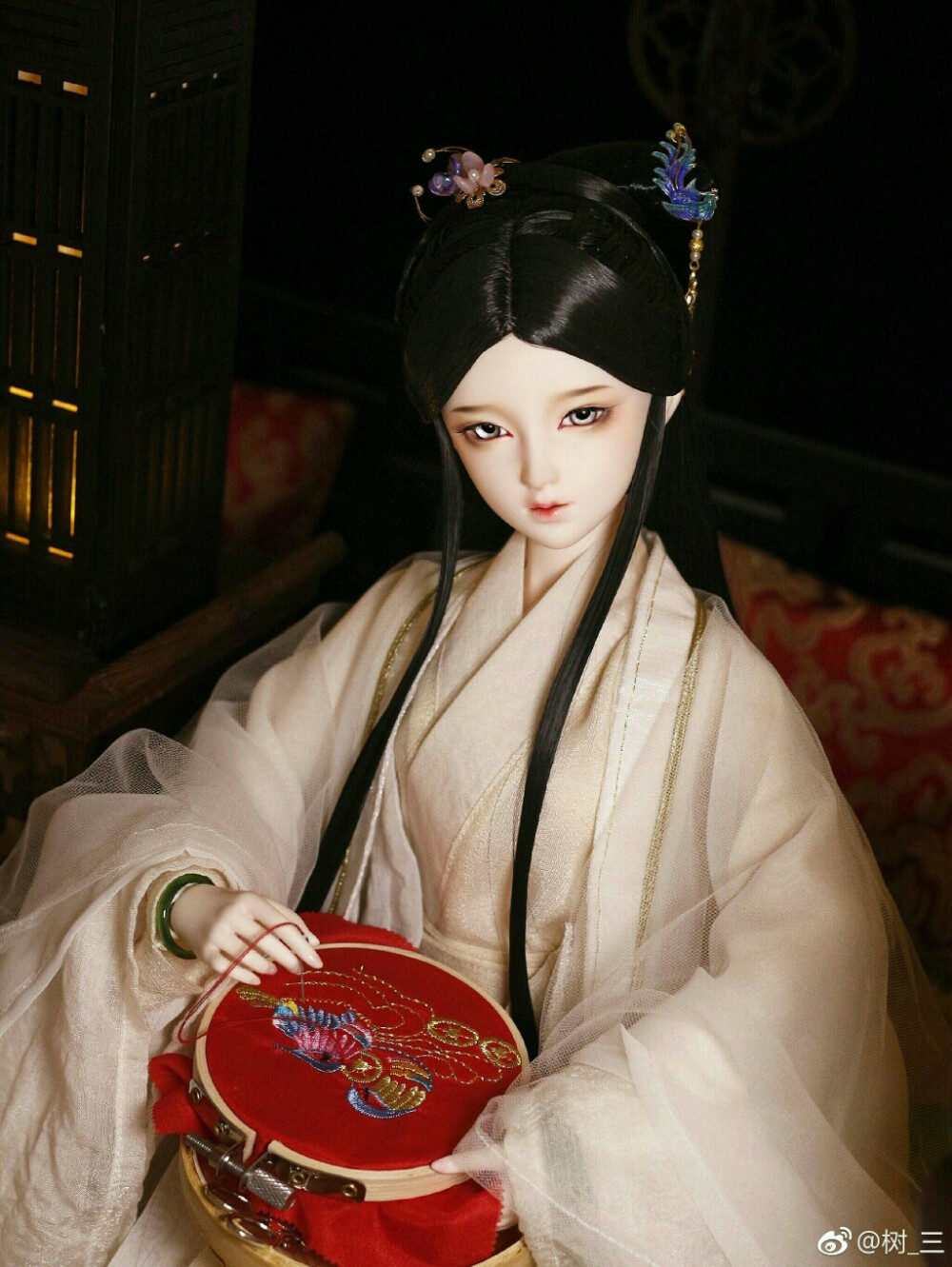 sd娃娃bjd玩具人偶壁纸萌物古风精致美人