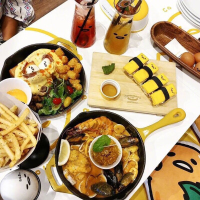 Gudetama Cafe 新加坡懒蛋蛋主题餐厅 ​​​