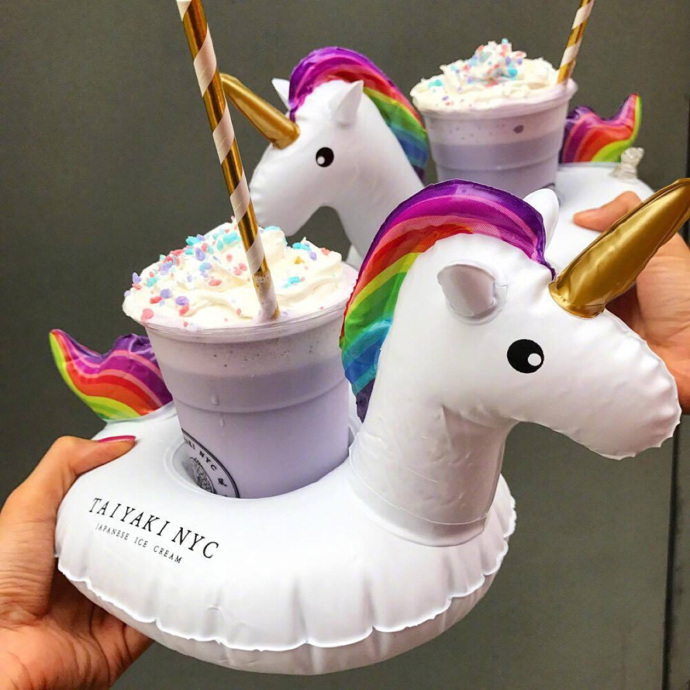 Taiyaki Ice Cream, Unicorn Float ???