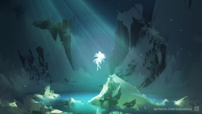 加拿大插画师Erica June Lahaie带来的一组概念插画作品，画面专注于对于光线的描绘，似乎在光线的末尾，你可以听到一些琐碎的声音。 ​​​​