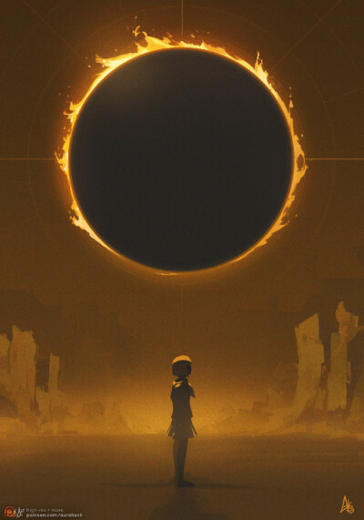 加拿大插画师Erica June Lahaie带来的一组概念插画作品，画面专注于对于光线的描绘，似乎在光线的末尾，你可以听到一些琐碎的声音。 ​​​​