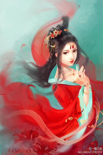 红衣--女子