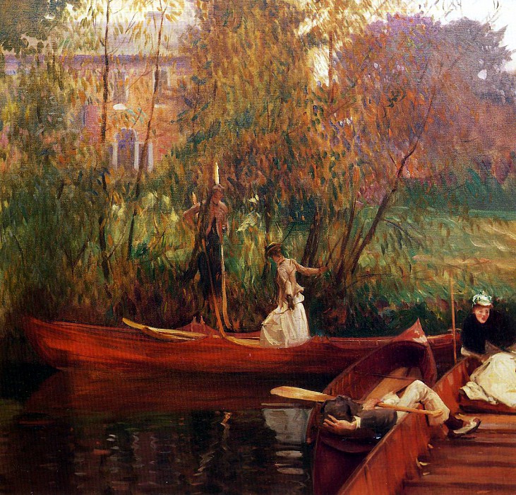 A Boating Party 1889, John Singer Sargent(1856-1925)