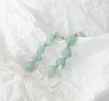 代购
♥TheShellBoutique♥ AQUA-MARINE COLOR EARRINGS 限量